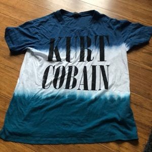 TYEDYE KURT COBAIN GRAPHIC TEE